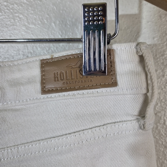 Hollister Ultra High Rise Mom Jeans Women’s 11R W30 Colorblock Blue White Denim - Picture 11 of 14